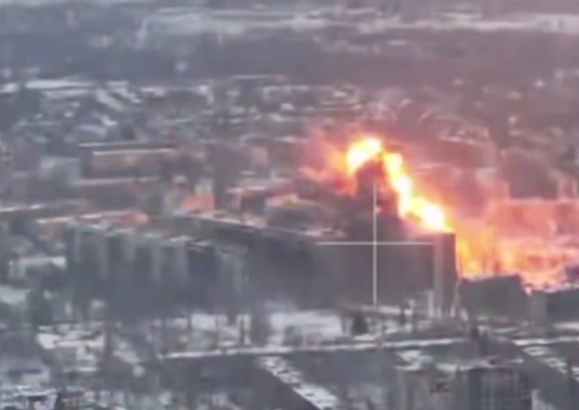 Удар по позициям ВСУ в Константиновке.