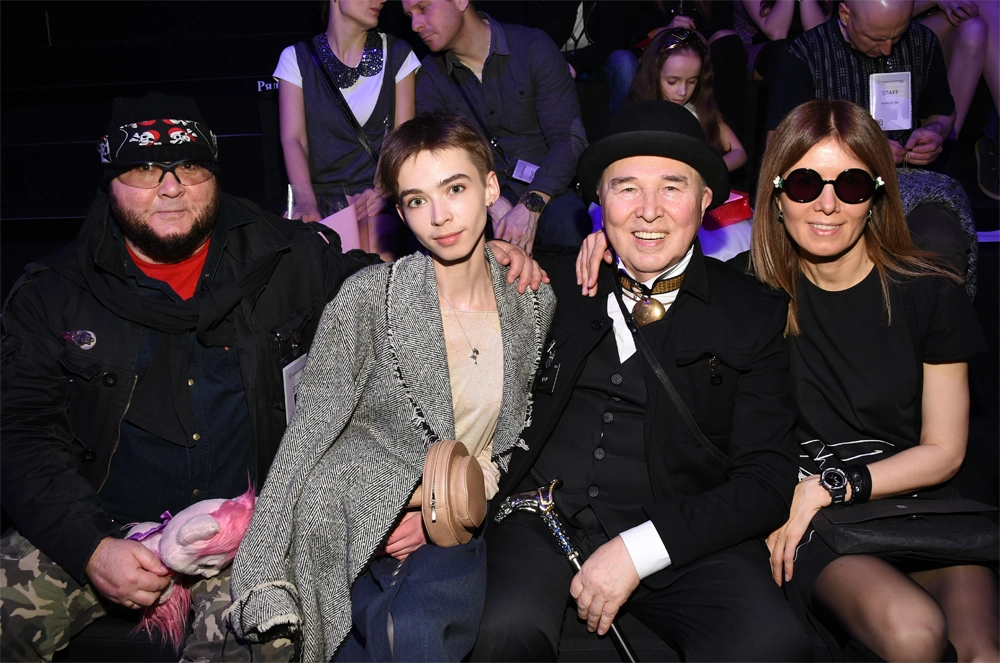 Егор Зайцев, Маруся Зайцева, Вячеслав Зайцев и Марина Демченко. 2016 г.