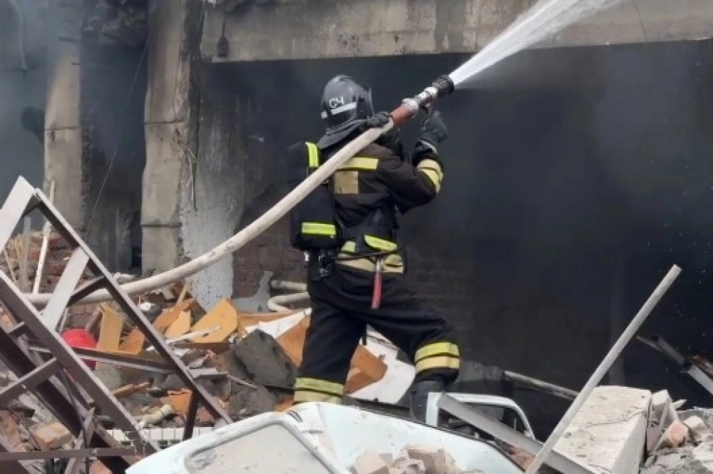 Площадь возгорания составила 750 кв.м.