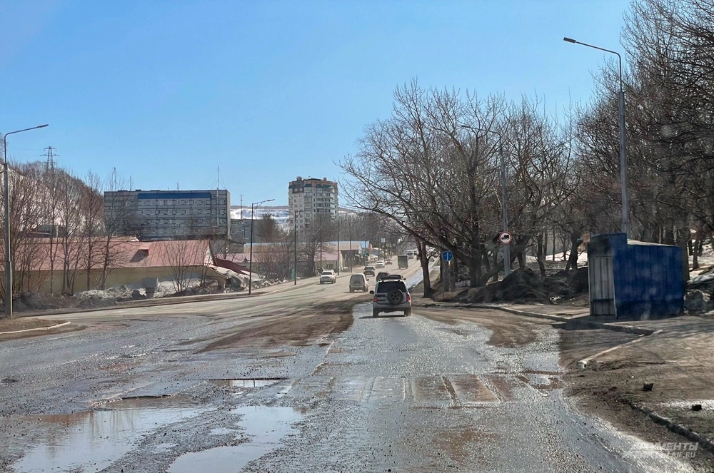 А&nbsp;так сегодня выглядит участок центральной дороги по&nbsp;соседству с&nbsp;Дальней.