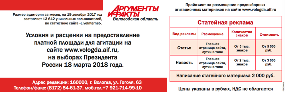 5 суток сайт. Прайс листы для размещения предвыборной агитации. Расценки на Российской агитации в интернете список.
