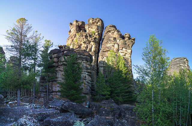 Кутурчинское Белогорье в Красноярском крае.