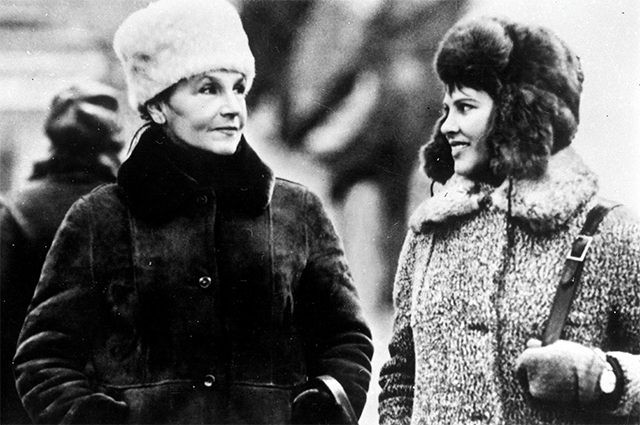Тамара Макарова и Любовь Полехина, 1974 год.