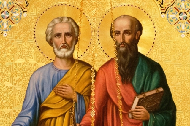 Икона святых апостолов Петра и Павла.
