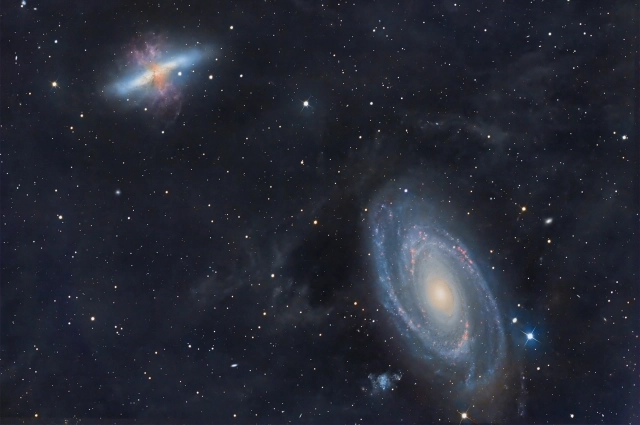 Галактика Боде и галактика Сигара.