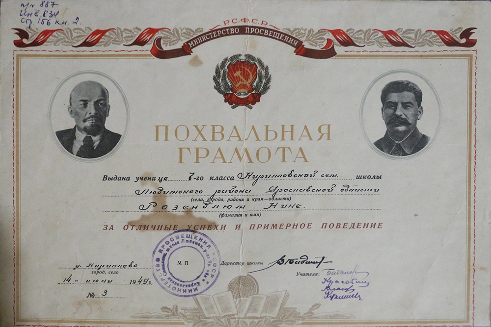 В школе Нина была отличницей.