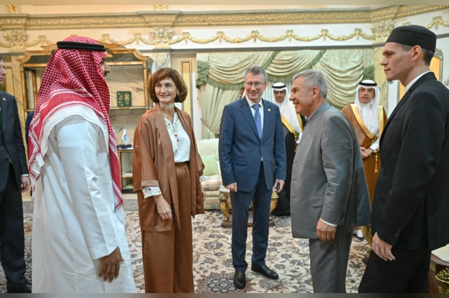 Минниханов встречался с несколькими саудовскими министрами.