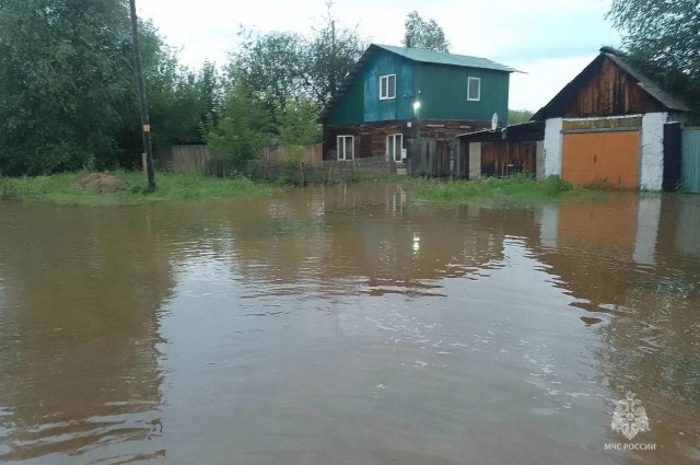 Затопило Ермаковское, июль 2026 года.