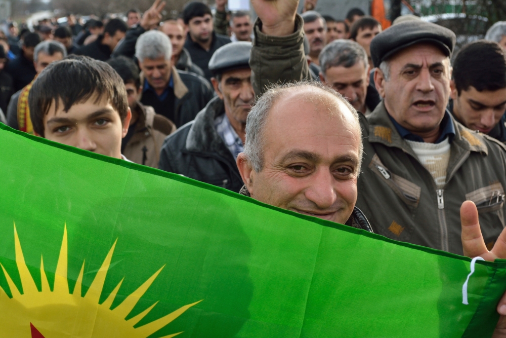 курды, митинг