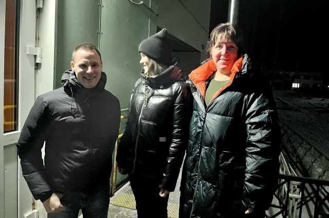 Общественник из Санкт-Петербурга с коллегами из Омска.