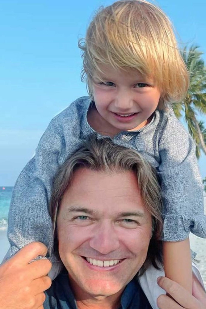 Дмитрий Маликов с сыном Марком.