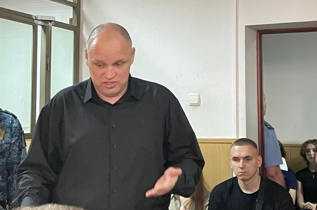 На фото: адвокат обвиняемого Евгений Ефименко.