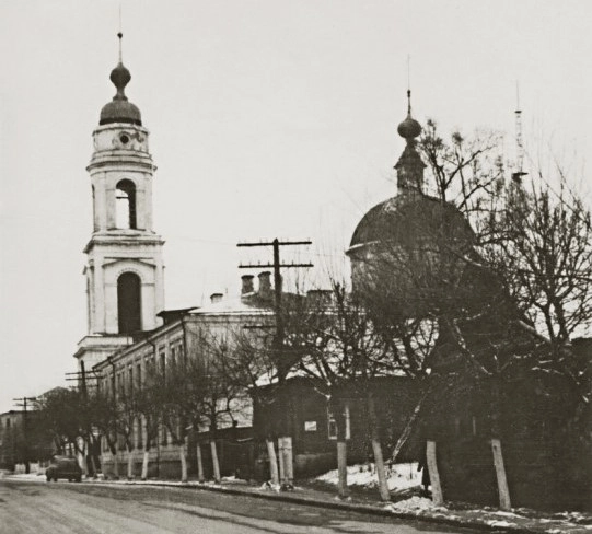 Храм Василия Блаженного в Калуге. 1950-е.