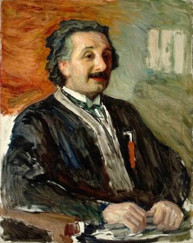 Портрет Альберта Эйнштейна работы Леонида Пастернака.