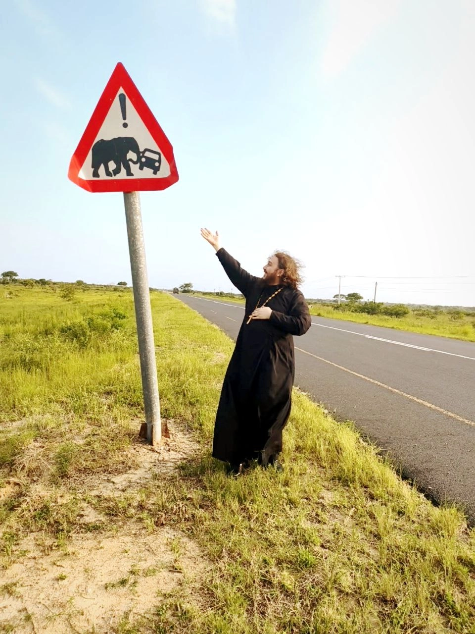 Отец Альвиан в Африке. 