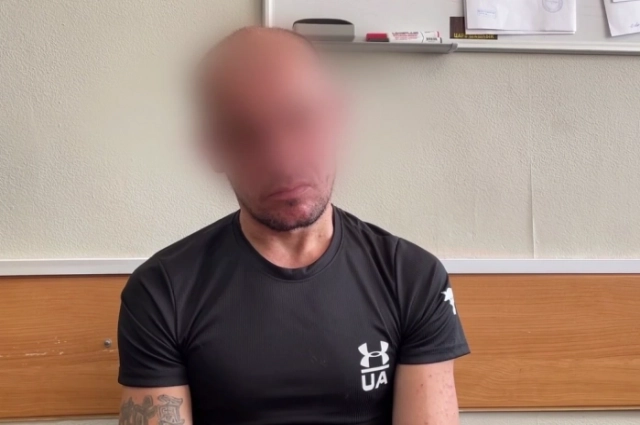 Черкасов сразу после задержания.