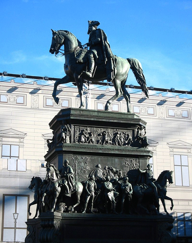 Памятник Фридриху Великому в Берлине.