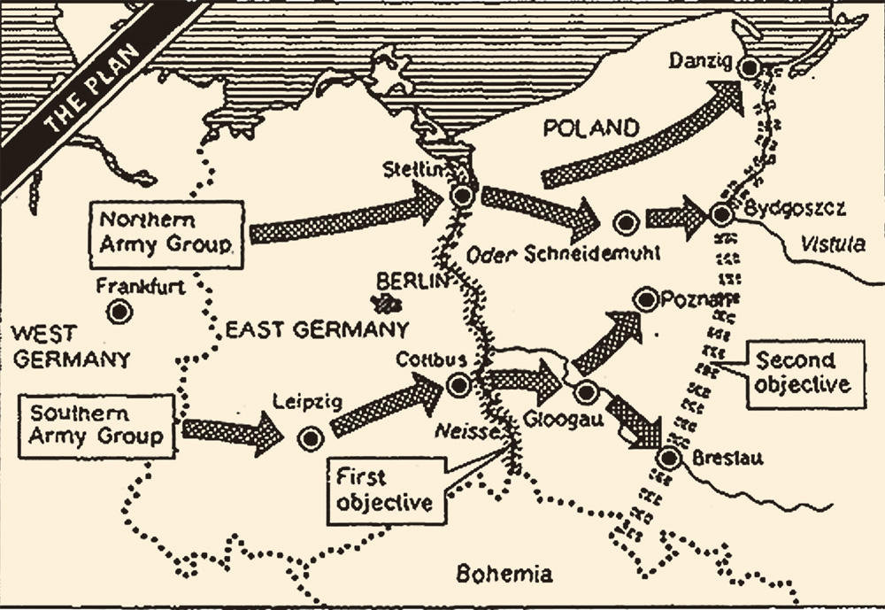 Согласно операции «Немыслимое», третья мировая война должна была начаться 1 июля 1945 г. внезапным ударом объединённых сил англосаксов по советским войскам.
