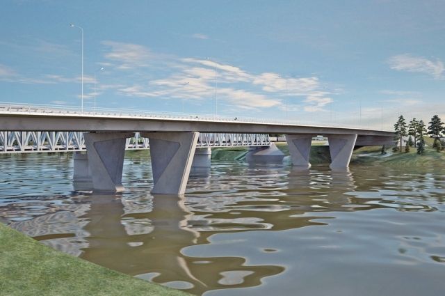 Западный мост в Твери