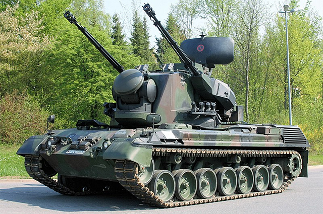 «Gepard» — германская зенитная самоходная установка (ЗСУ)