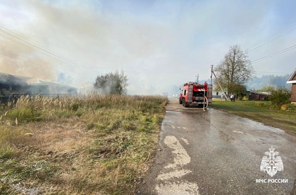 Пожары в Рязанской области