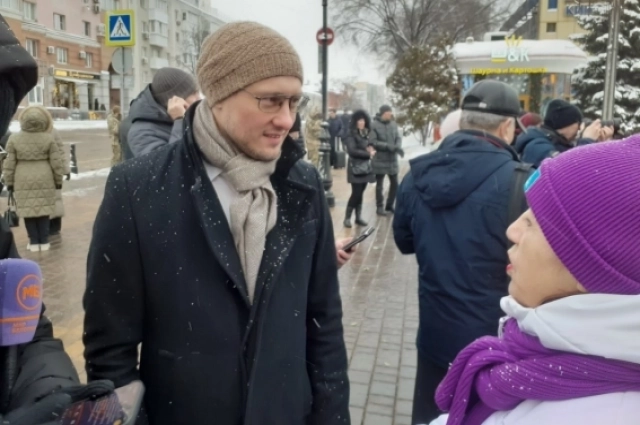 Белгородцы благодарили автра мемориала за его работу.