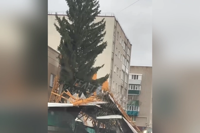 В результате урагана пострадали многие здания.