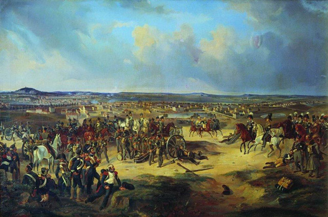 Сражение при Париже 17 марта 1814 года. Богдан Виллевальде. 1834 г.