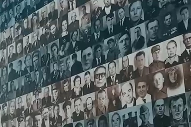 В Верхней Салде появился уникальный баннер к 9 Мая