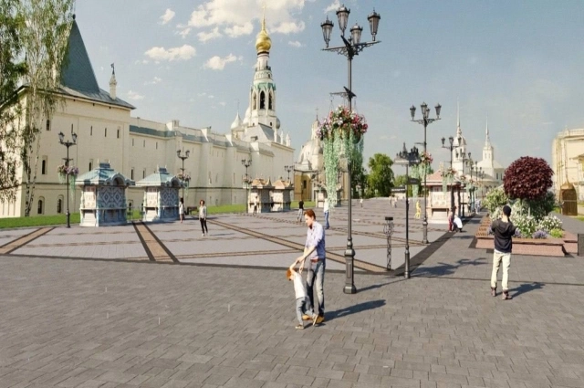 Вологда. Кремлевская площадь.