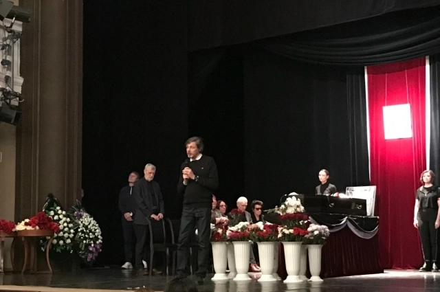 Слово взял главный режиссёр Красноярского драматического театра имени Пушкина Олег Рыбкин.