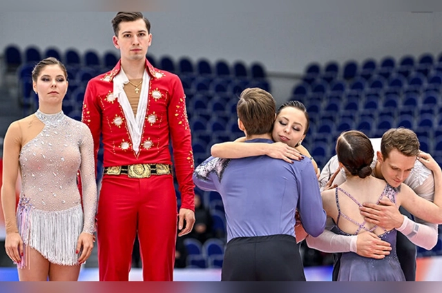 Пара заняла второе место.