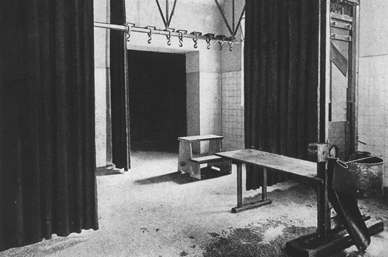 Гильотина в пражской тюрьме Панкрац