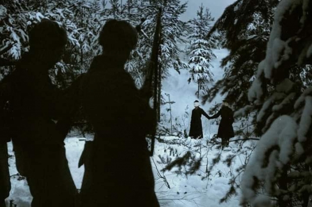 Расстрел советских женщин-военнослужащих финскими солдатами
