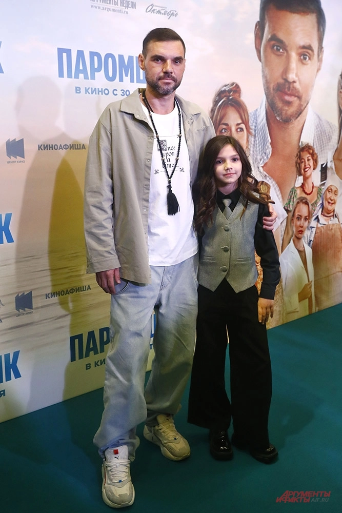 Артем Алексеев с дочерью Серафимой.