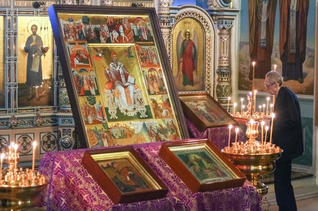 Икона Спиридона Тримифунтского.