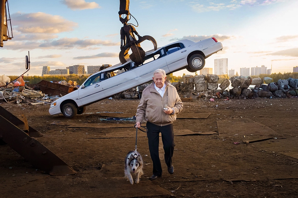 Юрий Стоянов в фильме «Дедмобиль».