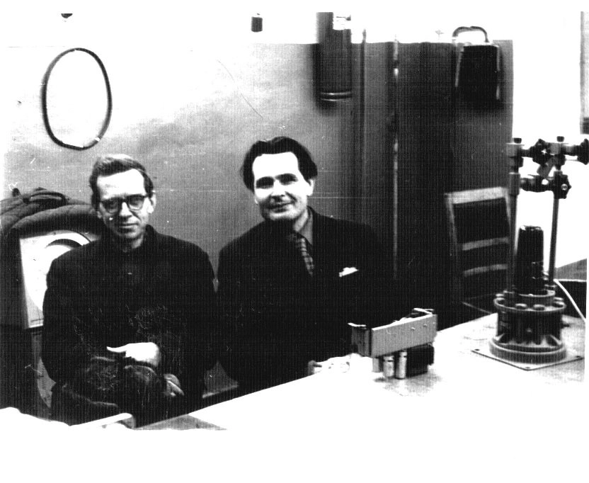 С мастером КИП котельной Моторного завода Корниловым П.А., Ульяновск 1975