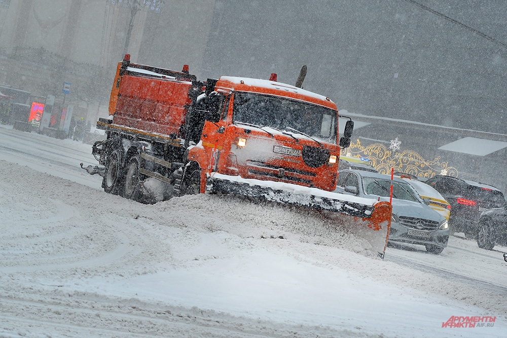 Снегопад в Москве