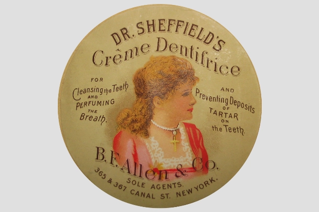 Зубной крем от компании Шеффилда.