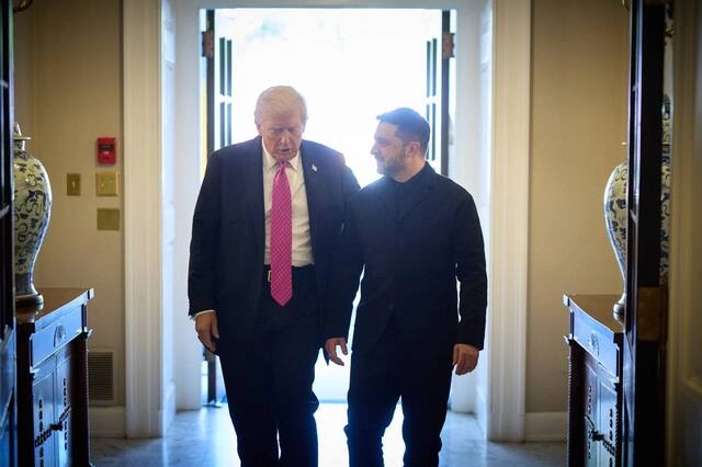 Владимир Зеленский и Дональд Трамп.