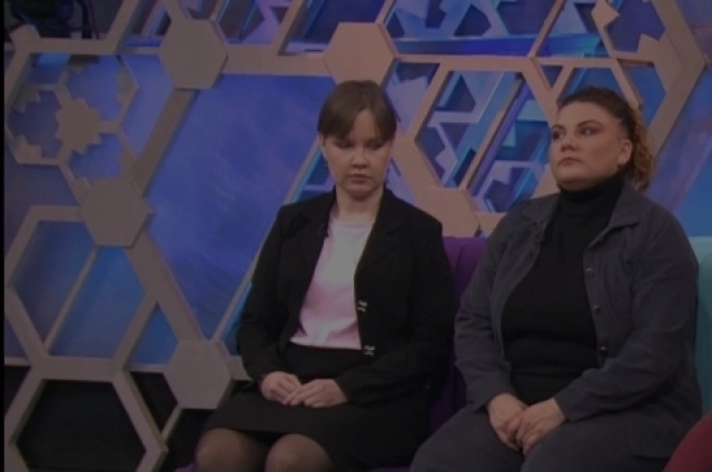 Екатерина, мама младшего сына Михаила, и Кристина, его сестра