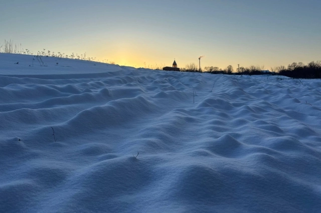 18 января много снега - хорошая примета.