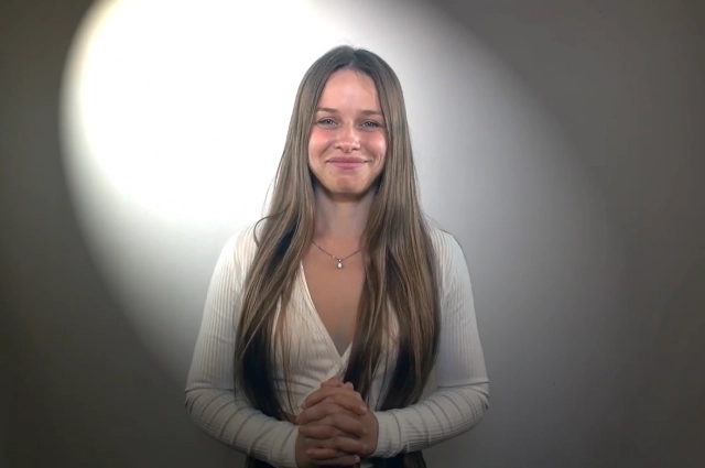 Кадры из видеовизитки Екатерины