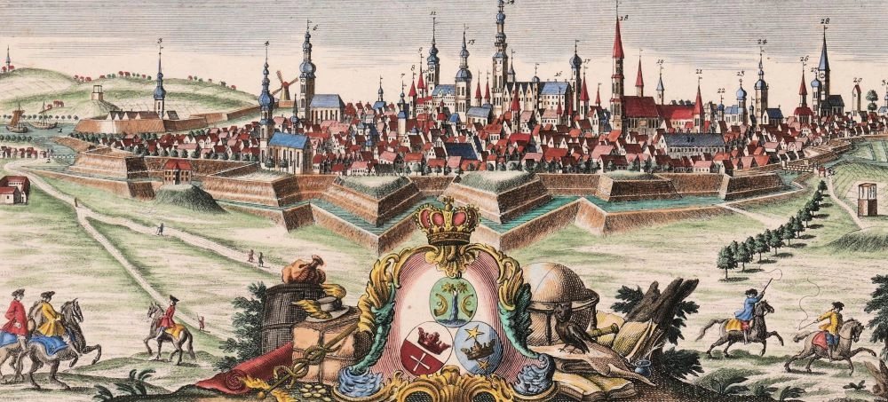 Кенигсберг, гравюра XVIII в.