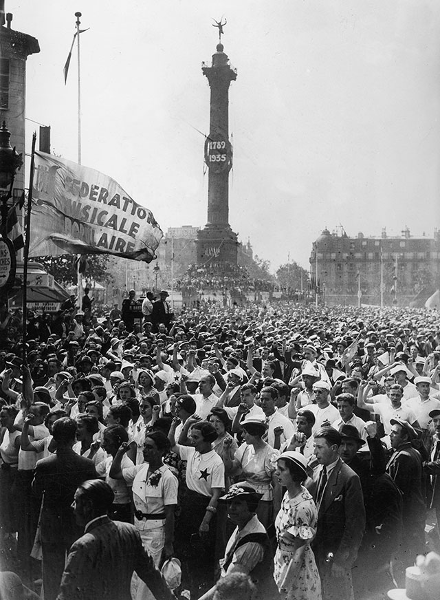 Марш французских коммунистов, 1935 г.