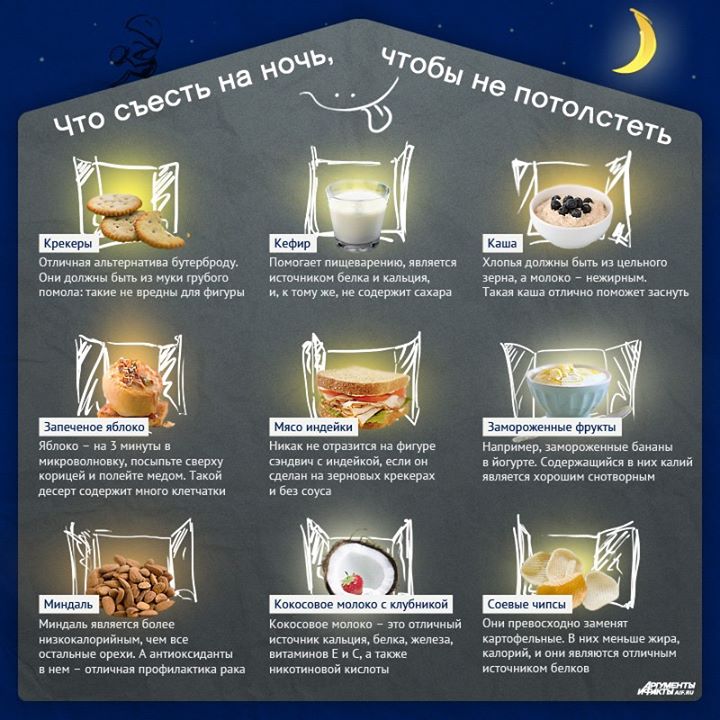 9 продуктов, которые можно съесть перед сном, не навредив фигуре