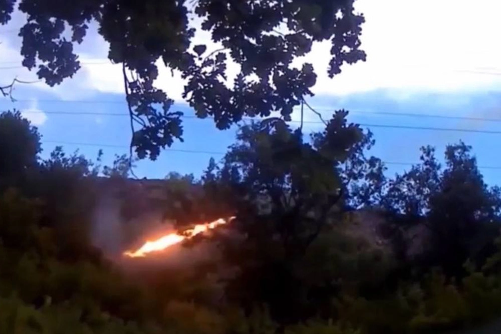 ТОС-1А «Солнцепек» на боевой позиции.