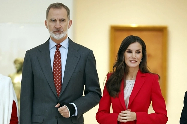 Король Филипп VI и королева Летисия. 