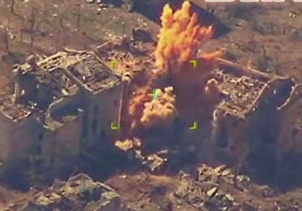 Удар по ПВД ВСУ под Красным Лиманом в ДНР.